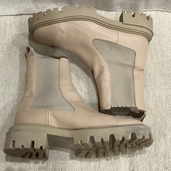 Zara Women’s size 38 dusty rose Combat Boots - Picture 11 of 16